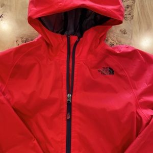The North face rain jacket sz 14/16